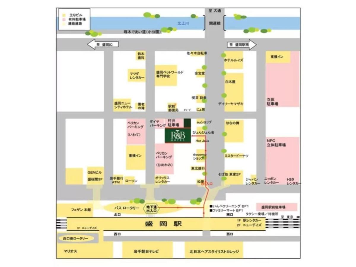 R&B Hotel Morioka Ekimae - Vacation Stay 38792V 外观 照片